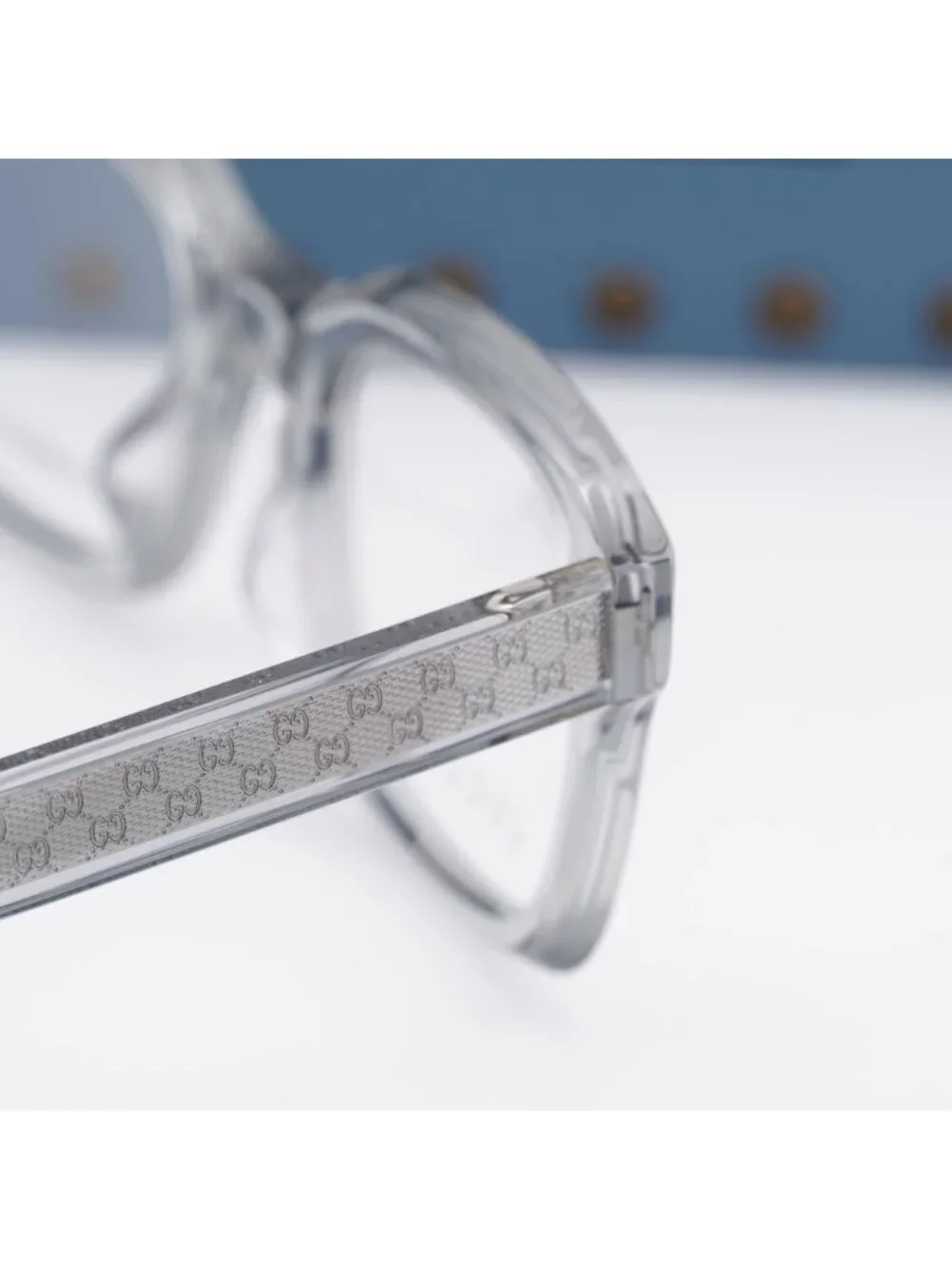 Gucci GG2071OL 005 Rectangle Eyeglasses 52mm - Transparent Grey